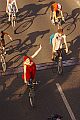Cyklisté na Nuselském mostě